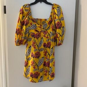 A.L.C Mila Puff Sleeve Mini Dress